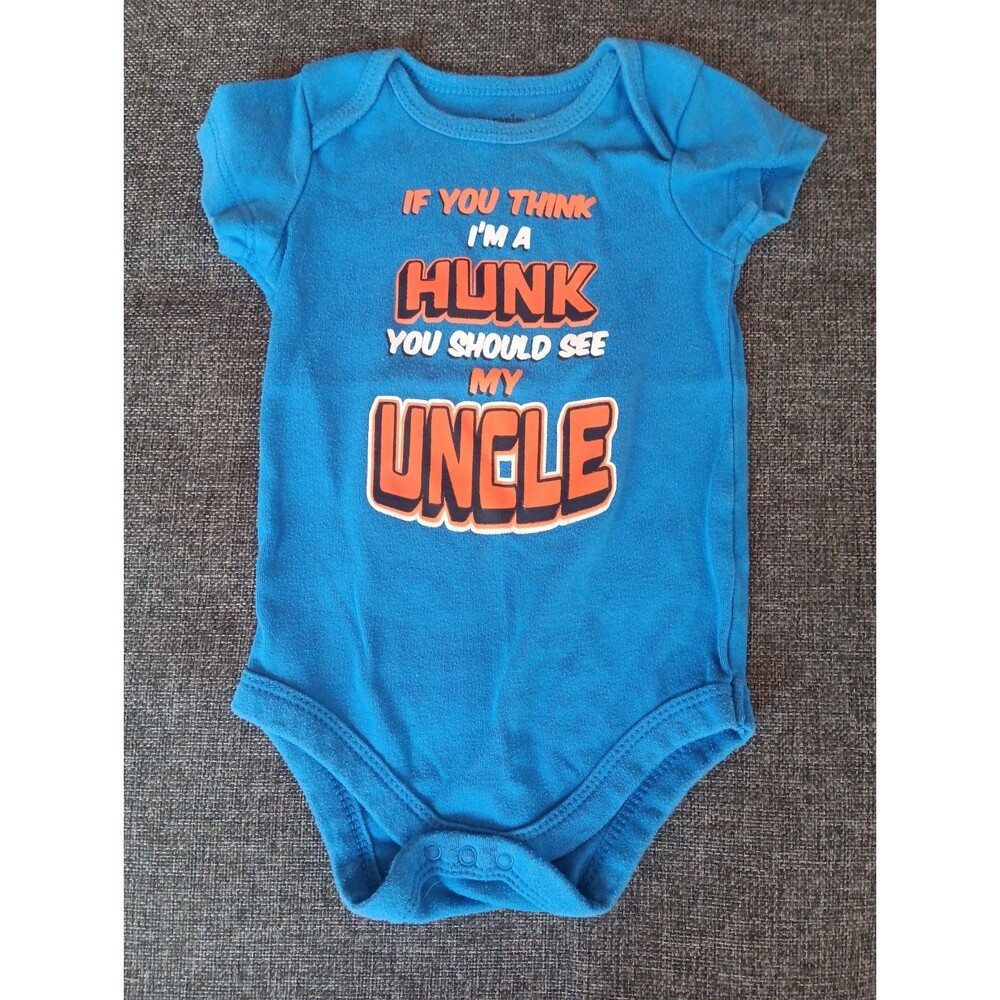 Garanimals 12 Months Boys Boy baby Short sleeve Blue Uncle Hunk